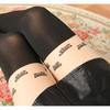 Japanese Stitching Bowknot Velvet Pantyhose for Cosplay