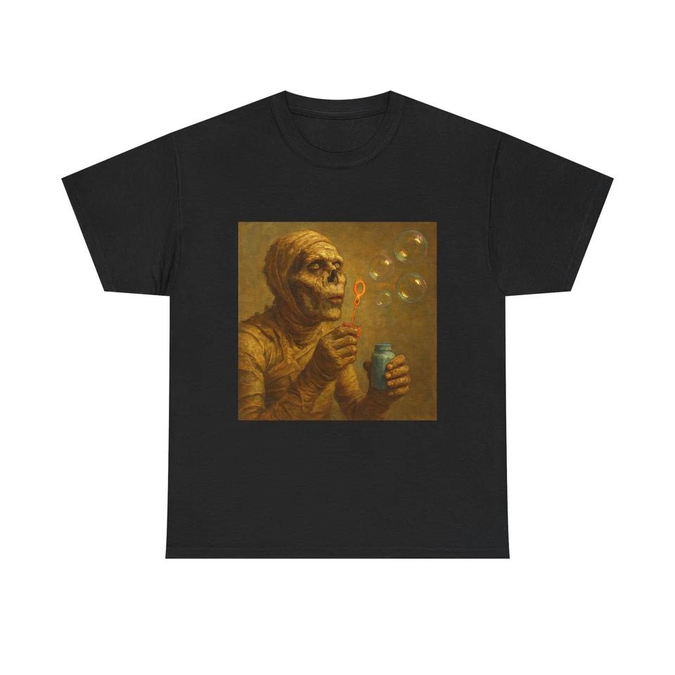 

Whimsical Mummy Tee, Unisex Heavy Cotton Tee, Funny Gift, Bubble Blower [...] 3XL