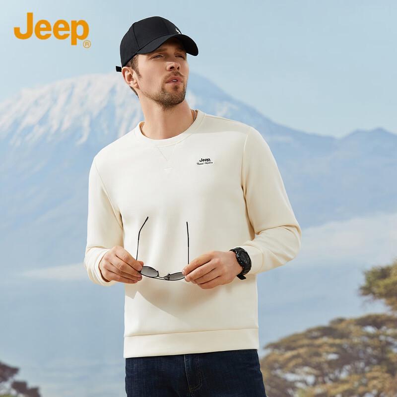 

JEEP Men s Cotton Blend Crew Neck Sweatshirt 5XL