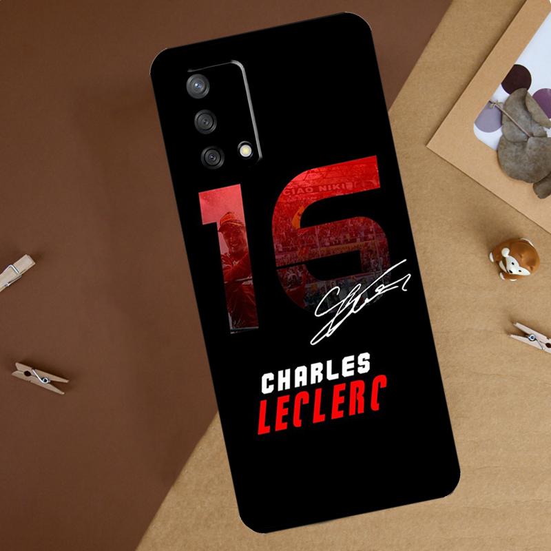 Formula 1 F1 Charles Leclerc Case For OPPO A16 A15 A5 A9 A31 A53 A52 A72 A83 A91 A93 A54 A74 A94 Find X3 X5 Pro Cover