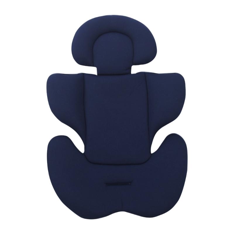 Solid Color Baby Stroller Pad Car Seat Cushion Breathable Infant Seat Pad Mattress Pushchair Dinning Chair Accessory