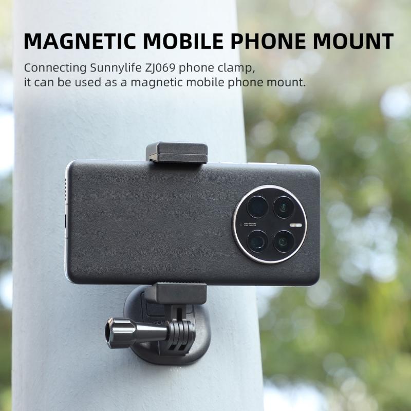Portable Magnetic POV Selfie Neck Holder Mount for  Action Camera & Cell Phones Video Shoot Accessories Durable
