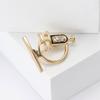 Creative Fashion Alloy Rhinestone Micro Mirror Brooch Personalized Medical Equipment Men'S And Women'S Clothing Corsage Jewelry Pin