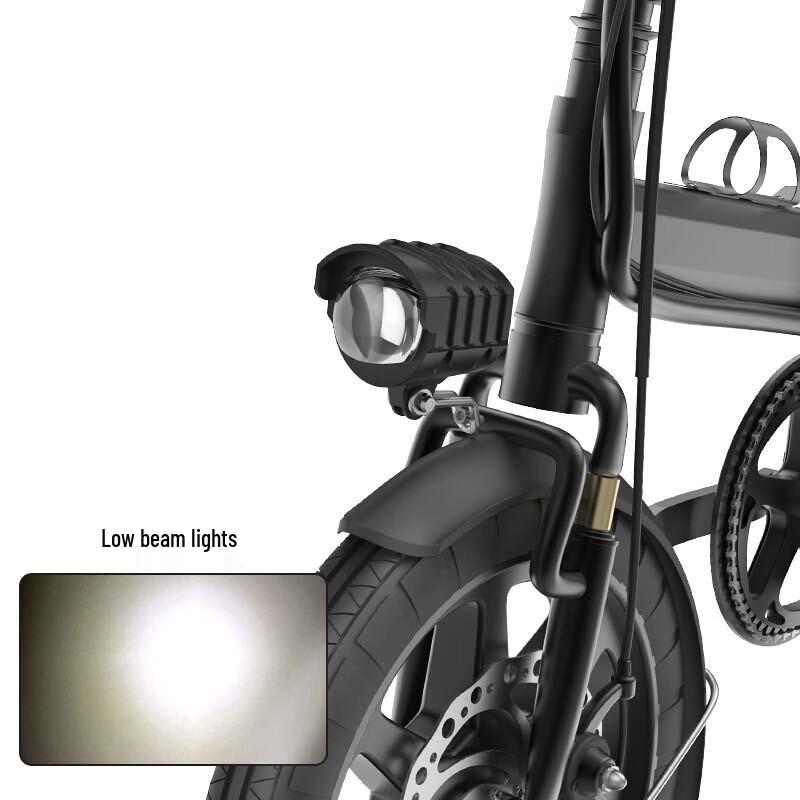 Přední světlo pro elektrokolo a skútr s vysokým světelným tokem