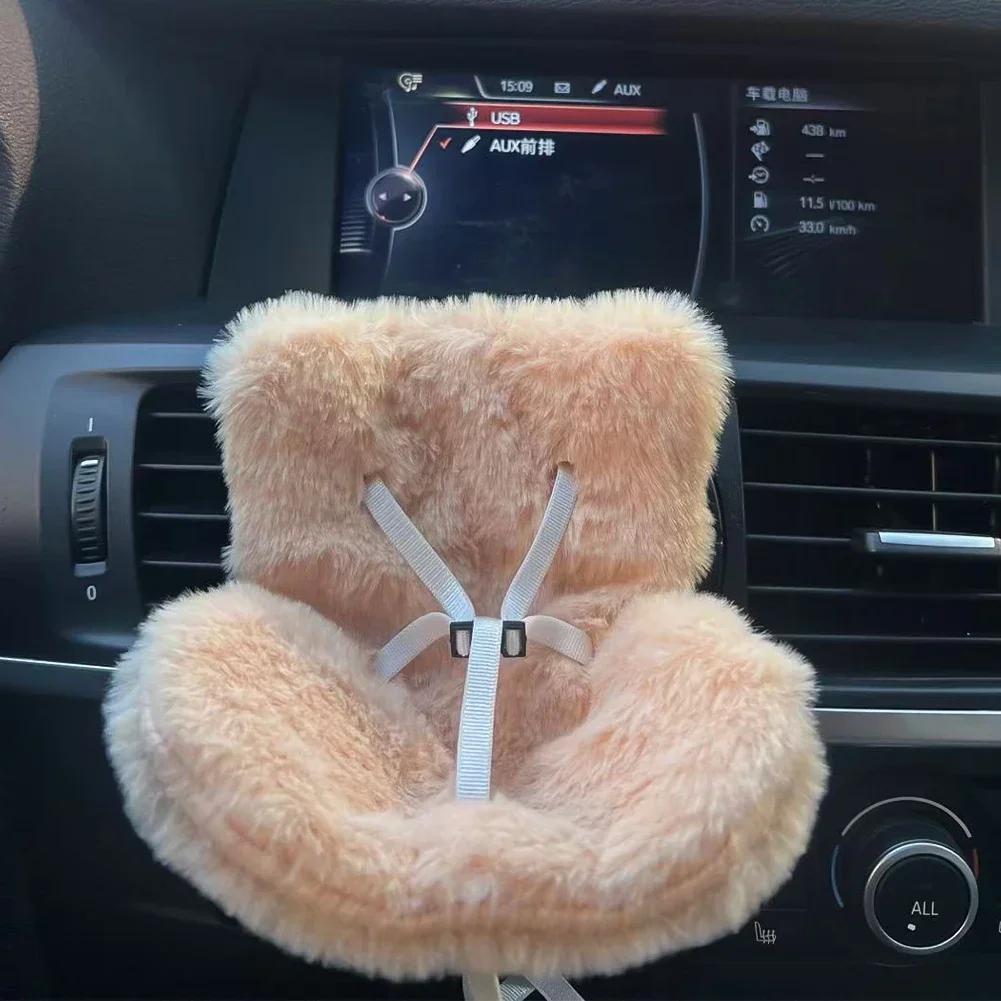 For 15/17cm Labubu Car Sofa Second Generation Sitting Party Safety Seat for LABUBU Accessories Car Dollar Storage Gift