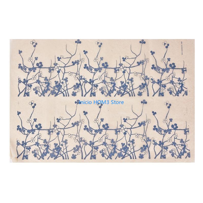 A5YD Pottery Ceramics Clay Transfer Paper Multifunction Decoration Supplies for DIY Crafts Ceramic Crafts Party Accessory
