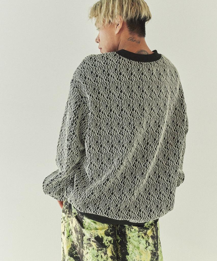 F8KE CHEMICAL CLUB Night Dune Sweater