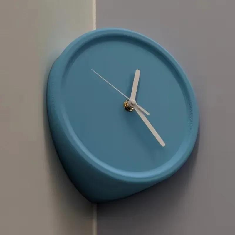 Corner Angle Clocks Creative Wall Clocks Minimalism Clock Watch Design Living Room Clock Modern Home Aesthetic Decoration