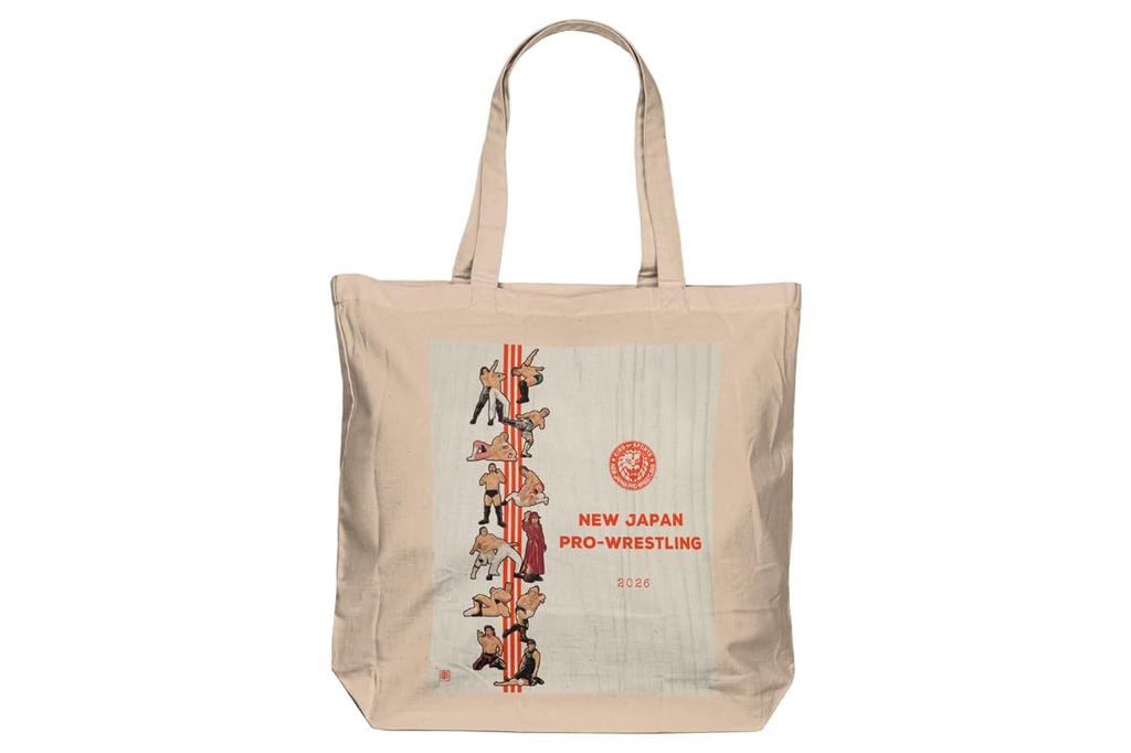 New Japan NEW JAPAN PAINTING Tote Bag and 7185063356 Pro-Wrestling (Red White)