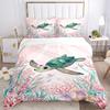 Underwater Turtle Paradise Print 3Pcs Bedding Setduvet Cover With 2 Bedropillowcase Home Birthday Gift