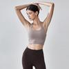 Chic Women's Halter Push-up Sport Bra Top - Waist-Cinching Yoga & Pilates Outerwear