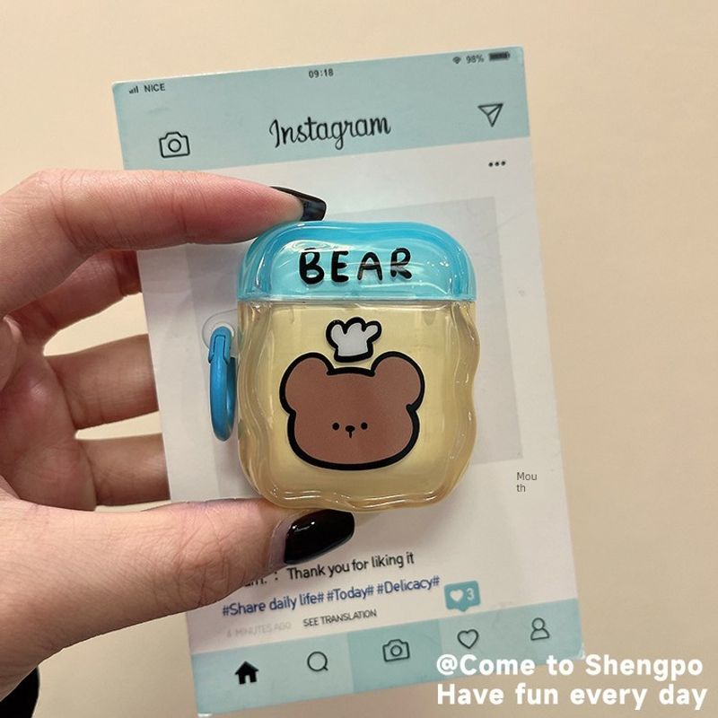 

Casezone West Highland Hook Repair для Apple AirPods Милый щенок Беспроводная Bluetooth-гарнитура Защитный чехол Airpods 4 Generation Little Bear