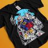 Gundam Wing TShirt Japanese Anime Tshirt Unisexga Shirt Graphic Art All Size