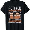 Retired Surveyor Tripod Surveying Grandpa Land Surveyor T-Shirt