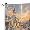 Crafting Supplies for Home Christmas Church Faux Pearl Art Kit Painting DIY 15.75 Kits Beginners X 11.81 Inch Craft Adults Relaxing Decor