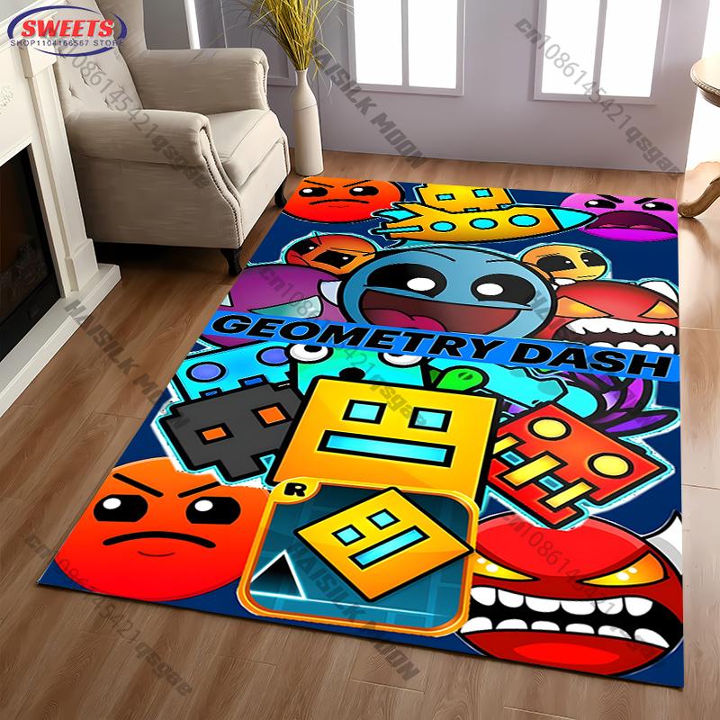 Multi-Size G-Ge0metry D-Dash Carpet New Release! Rug for Living Rooms Bedrooms, Office Areas, Durable Machine Washable Mat Gift