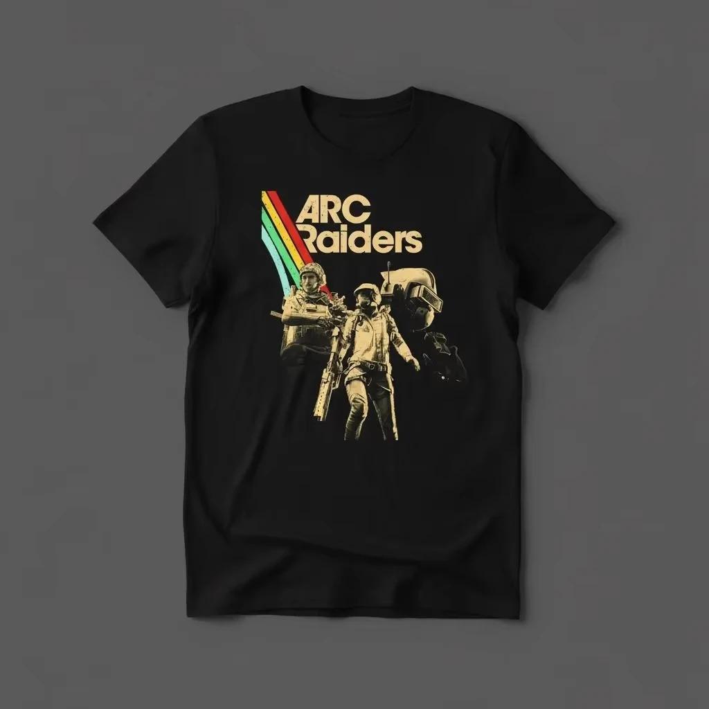 

ARC Raiders Mens TShirt 100 Cotton Mens Luxury TShirt Y2K Casual Street Fashion Menswear Women And Men Tshirts S