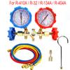 Klimaanlagen-Werkzeug für Kältemittel R410A R32 R404A R134A Manometer-Set Klimaanlagen-Kältetechnik-Kit mit Schlauch