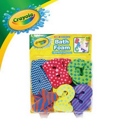 Crayola Bath Foam Alphabet & Numbers, Korean Bath Toys