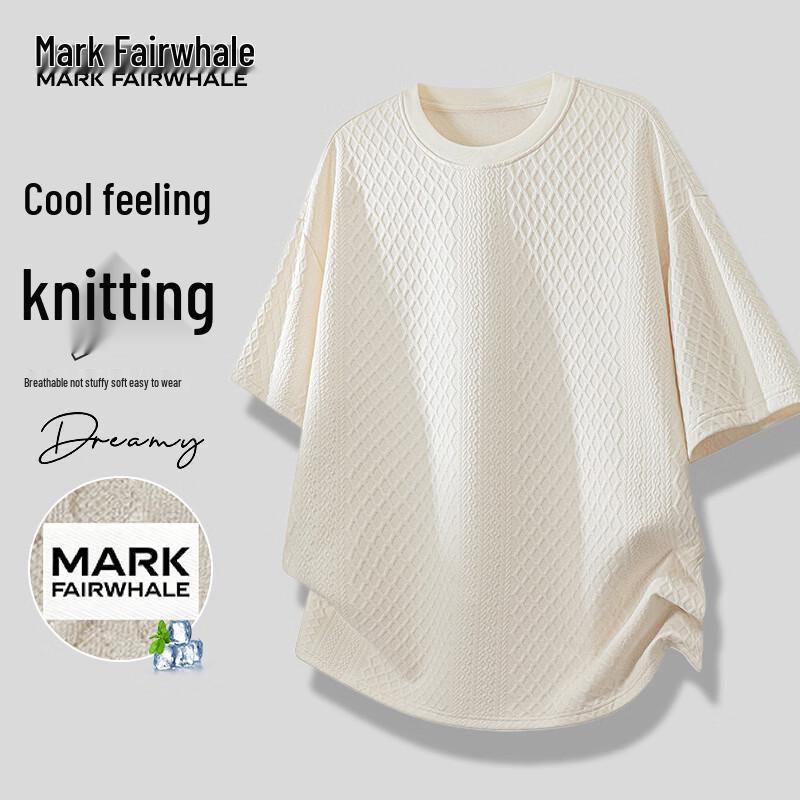 

MARK FAIRWHALE Men s 2026 Ice Silk Breathable Short Sleeve T-Shirt 2XL