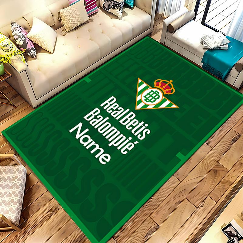 Custom personalization Real Betis Balompié Area Rug - Perfect For Kitchen, Bathroom,Laundry Room Decor Large Size Available,Gift All Seasons