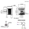 Nema17 Open-loop Stepping Motor 2PH 42mm 4-Lead 1.80 Step Angle 0.28/0.42/0.56/7Nm Driver Kit for CNC Extruder 3D Printer Motor