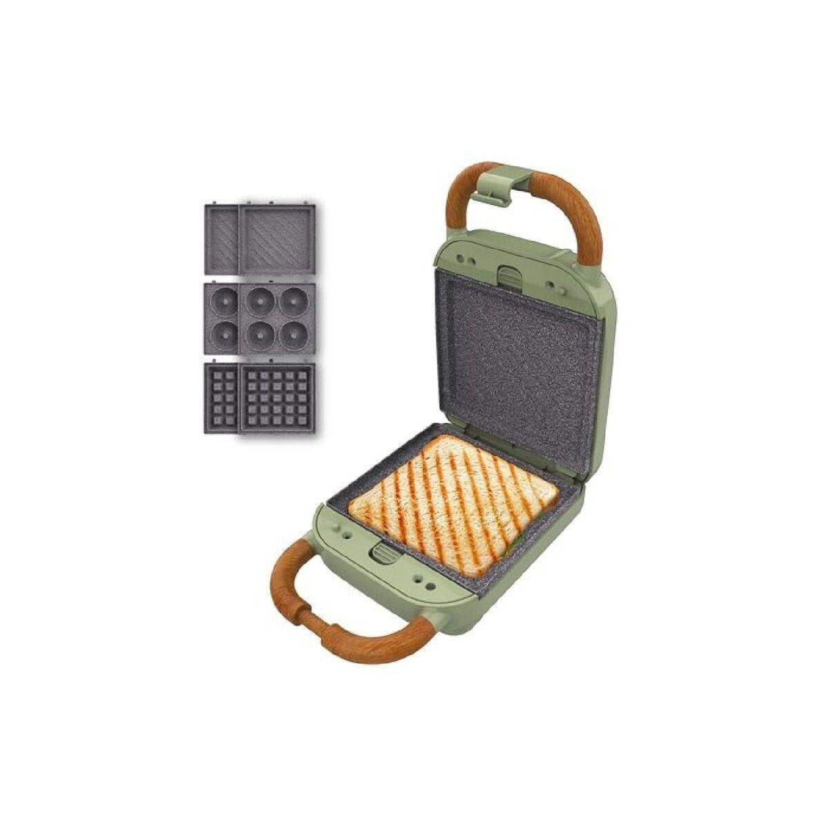 Cecotec Sandwichmaker Rock'ntoast Retro One Green - Bild 4
