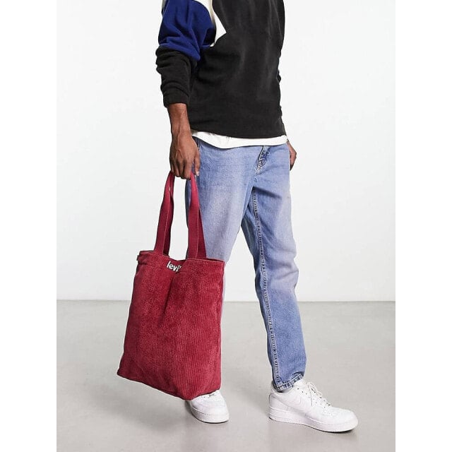 

Красная большая сумка Levi’s Cord с логотипом