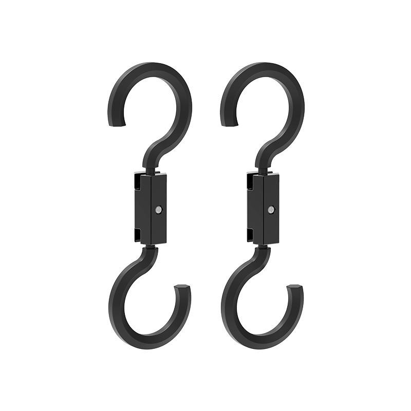 

2 шт. крючки для хранения спинки автомобильного сиденья многофункциональные регулируемые крючки съемные крючки для хранения на заднем сиденье аксессуары для автоотделки чёрный