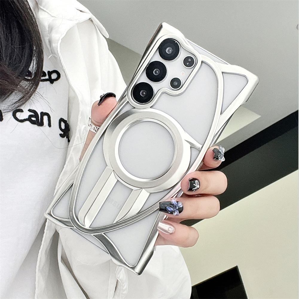 Plating TPU Matte Hollow Cooling Case for Samsung Galaxy S25 Ultra S24 Plus for Magsafe Magnetic Heat Dissipate Bumper Cover