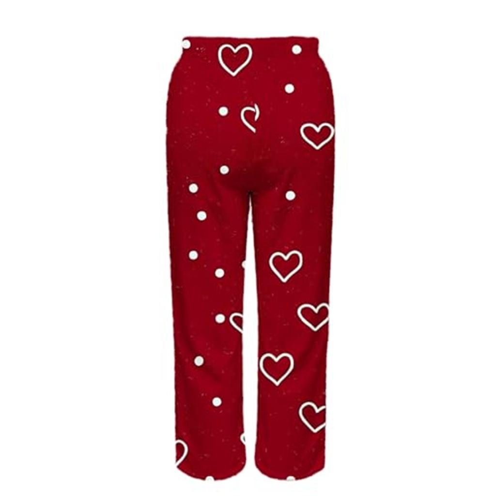 Women's Casual Fashion Print Loose Straight,Leg Pants
