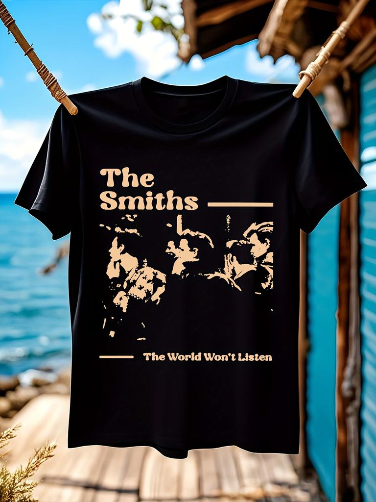 Vintage The Smiths Tshirt Retro 90s Band Graphic Tee with...