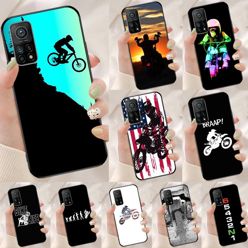 Moto Bike Motocross Cover For Xiaomi 13T 11T 12T 14T Pro 13 14 15 Ultra POCO X7 Pro X3 X5 X6 F5 F6 M6 Pro Case