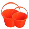 Moli 4.8L Red Handheld Plastic Bucket