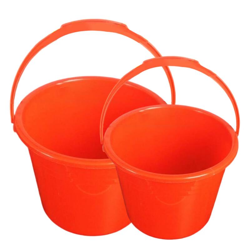 Moli 4.8L Red Handheld Plastic Bucket