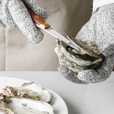 1pc Oyster Knife Kitchen Seafood Tool Rosewood Handle Stainless Steel Raw Shell Knife Shellfish Opener Tool Tea Knife