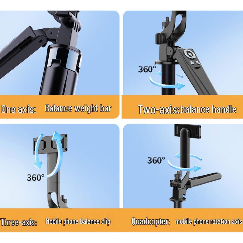 H29 Multifunctional Selfie Stick & 1.8m Aluminum Floor Stand with Anti-Shake Mobile Holder
