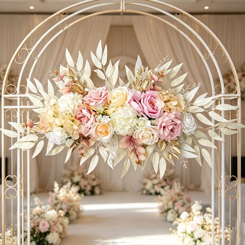 Cross-Border Artificial Rose Flower Arch Decoration for Weddings and Proposals