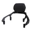 Motorcycle Passenger Low Backrest Bar with Back Rest Pad Docking Hardware Kits Detachable Rear Back