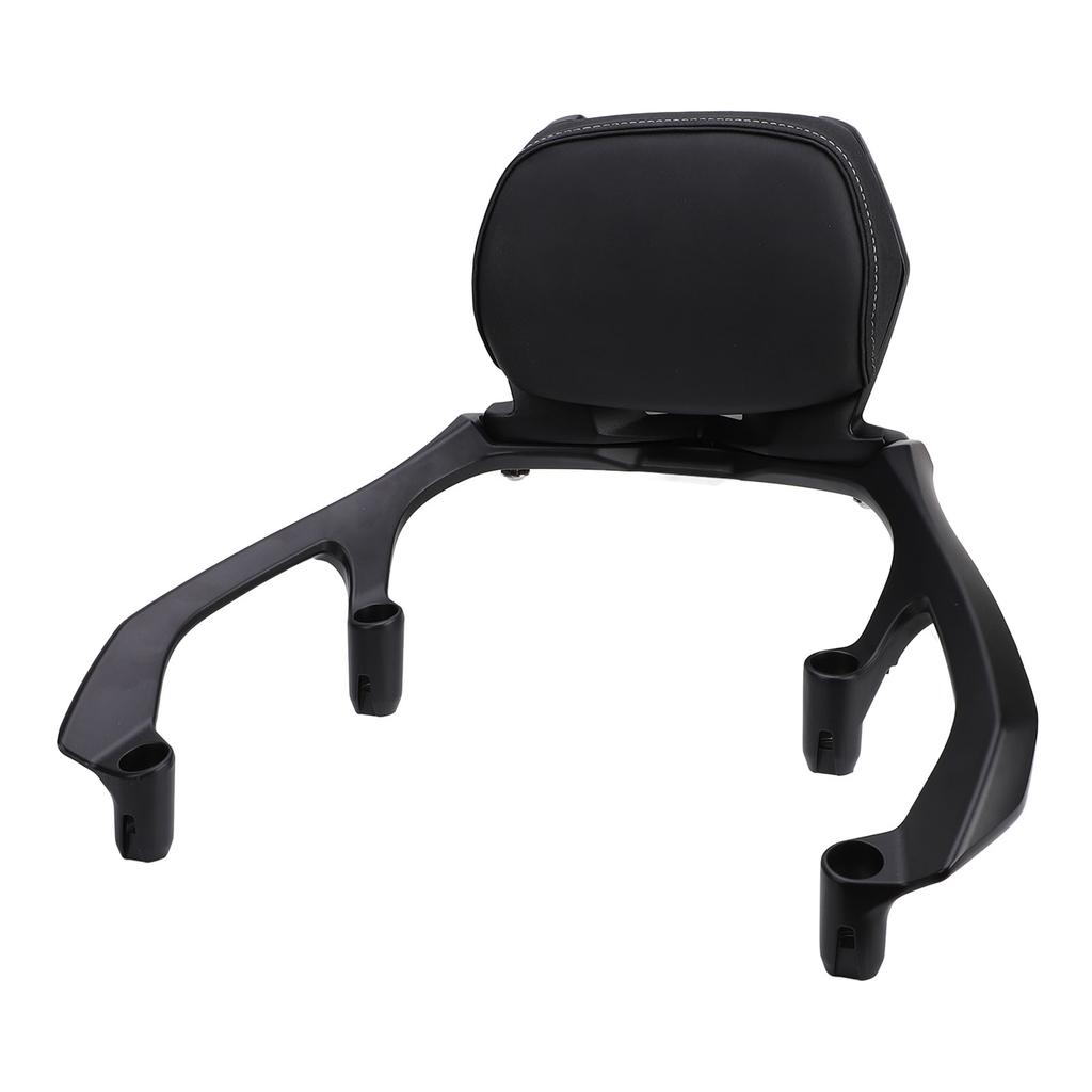 Motorcycle Passenger Low Backrest Bar with Back Rest Pad Docking Hardware Kits Detachable Rear Back