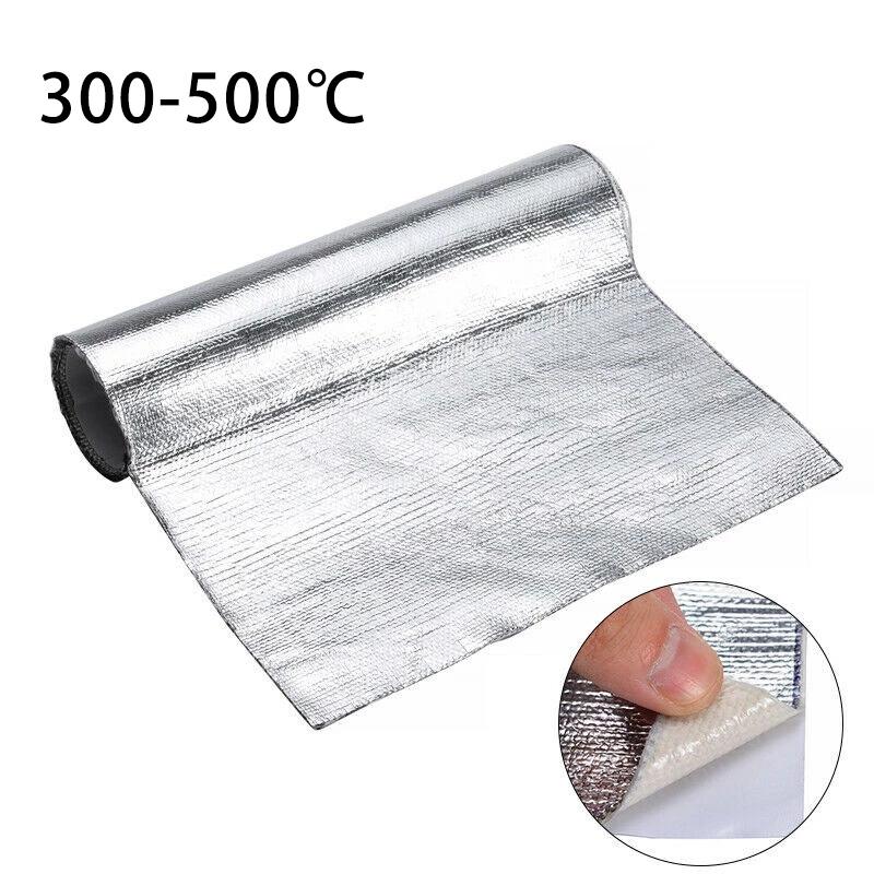 Heat Protection Sealing Tape Self-adhesive Fireproof Heat Insulation Mat Aluminum Foil Glass Film Car Home Kitchen Accessories