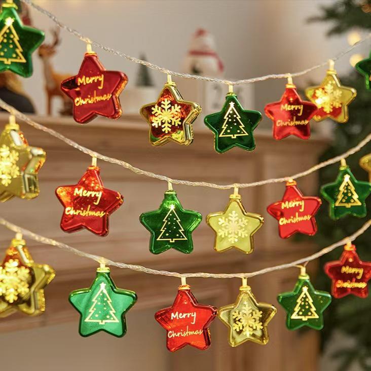 Neue LED Lichterketten - Grenzüberschreitende Outdoor Weihnachtsbaum- & Fensterdekoration