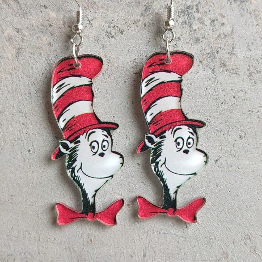 

A Pair Of Acrylic Teachers Day And Graduation Season Earrings