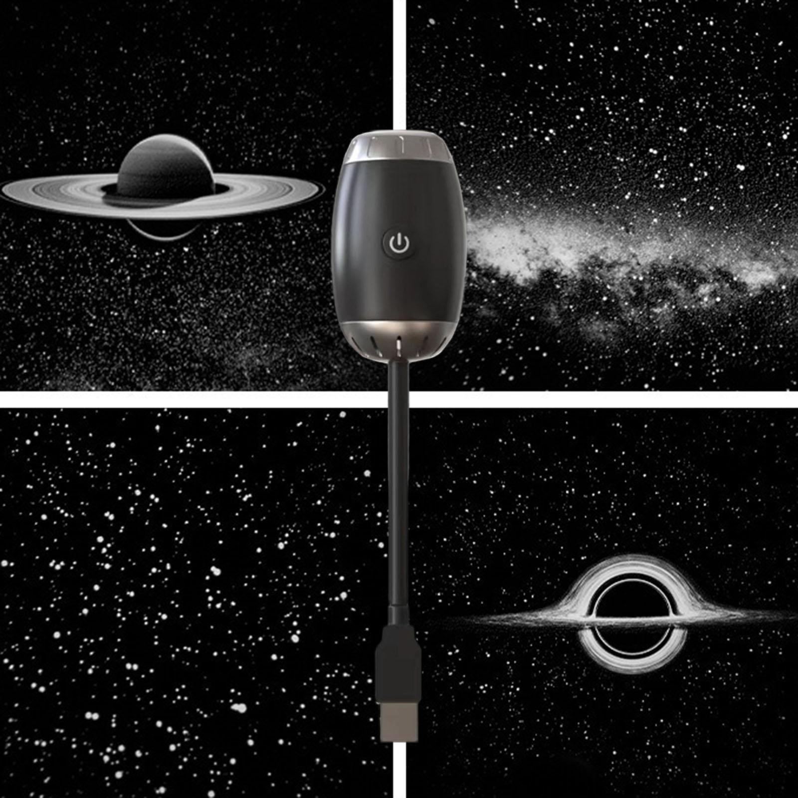 

USB Car Decoration Projector Lamp Vehicle Mounted Ambient Lighting One Size