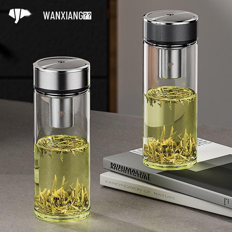 WANXIANG U585R Large Capacity Single-Layer Glass Tea Cup 520ML