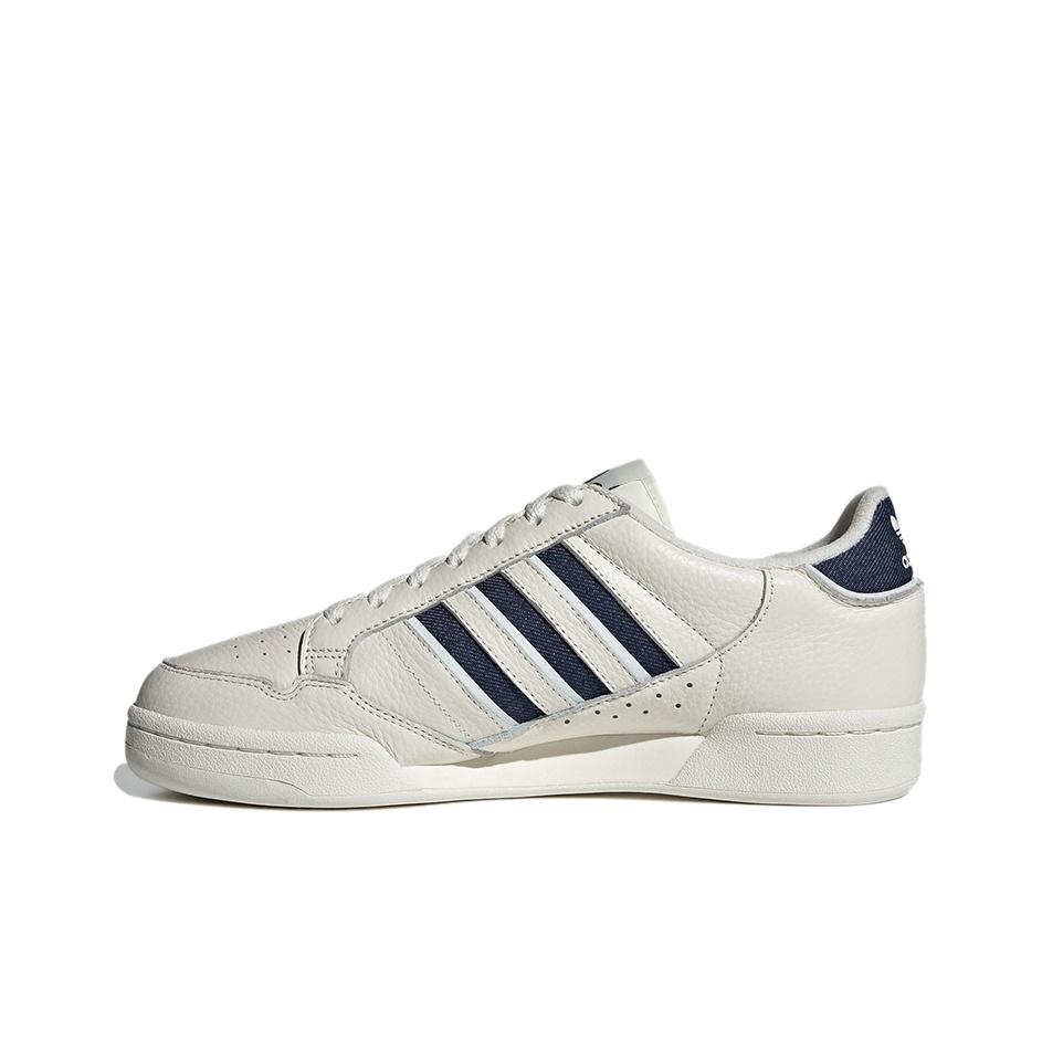 adidas Originals Continental 80 Stripes Baskets Rétro Décontractées Basses Unisexe Baskets Blanc Cassé H05034