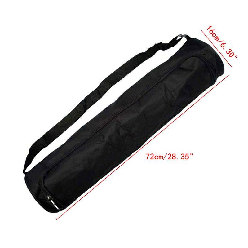 Waterproof Yoga Mat Carrying Bag Travel Yoga Mat Storage Bag Oxford Cloth Sports Backpack Adjustable Exercise Shoulder Bag
