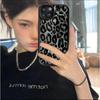 Retro Trendig Schwarz Leopard Für iphone 17 16pro 15pro 14 13 12 11 12pro 13pro max 14plus Silikon Anti-Sturz Schutzhülle