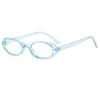 New Y2K Oval Frame Glasses Retro Outdoor Cat Eye Glasses Narrow Spectacles Plain Glasses Anti-Blue Light Eyewears