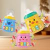 0-12M Baby Musical Feeding Bottle Pacifier Newborn Soft Teether Rattles Educational Toy Mobile Soothing Vocal Music Rattles Toys